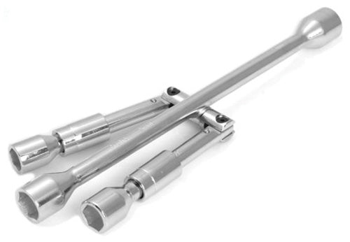Performance Tool W7 4-Way Folding Lug Wrench for Vehicle Maintenance