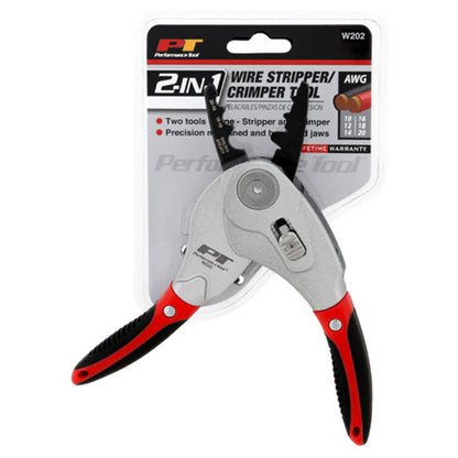 PERFORMANCE TOOL W202 2-in-1 Wire Stripper and Crimper