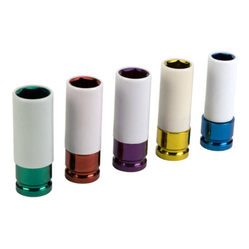Performance Tool 5-Piece 1/2-Inch Drive Thin Wall Impact Socket Set (Part #W32902)