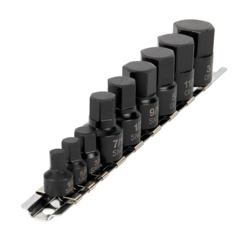 Performance Tool 9-Piece Impact SAE Hex Bit Socket Set (W38963)