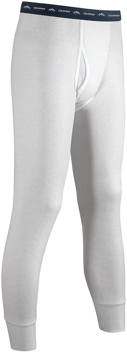 COLDPRUF Basic Men's Pants, White, Medium