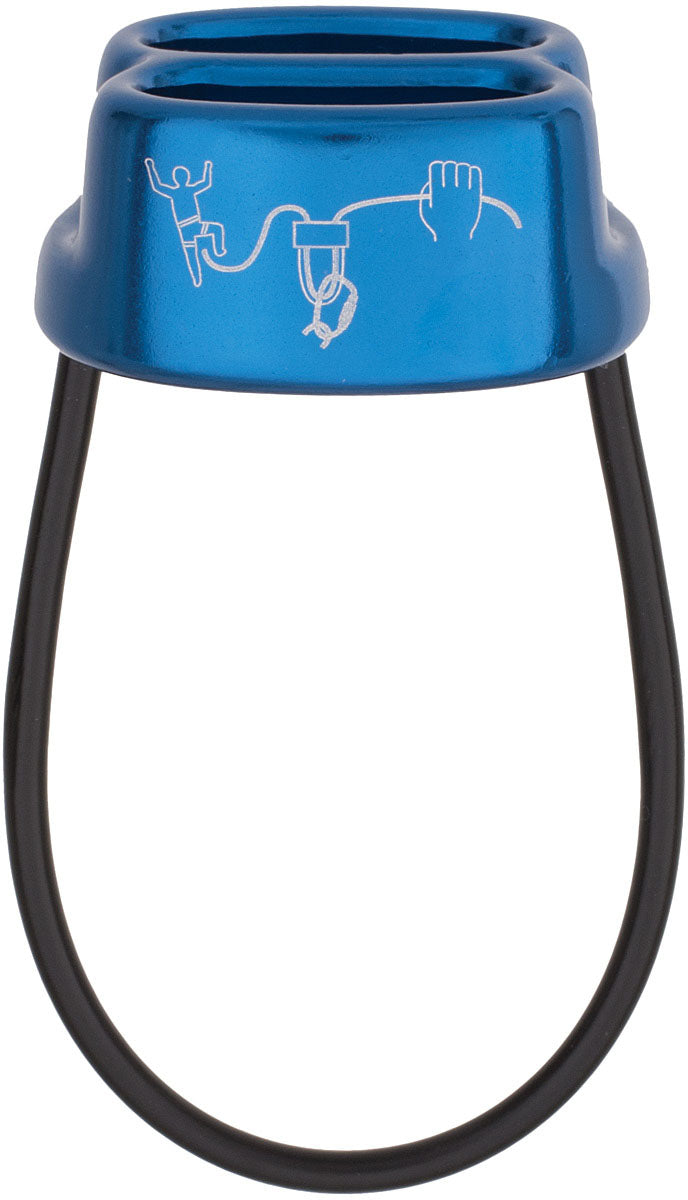 CYPHER Arc Belay Device in Blue - Reliable and Lightweight Climbing Gear