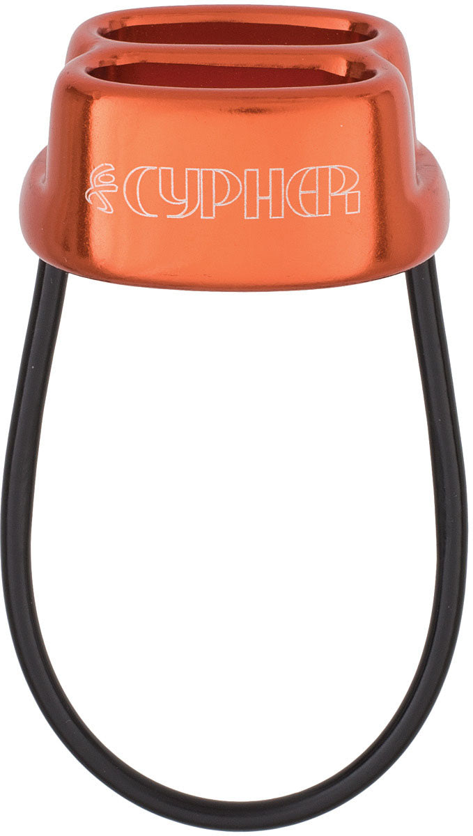 CYPHER Arc Belay Device in Orange – Reliable Climbing Safety Equipment