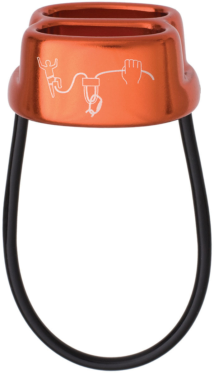 CYPHER Arc Belay Device in Orange – Reliable Climbing Safety Equipment