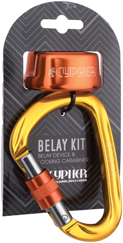 CYPHER Arc Belay Device Kit - Compact and Reliable Climbing Safety Equipment