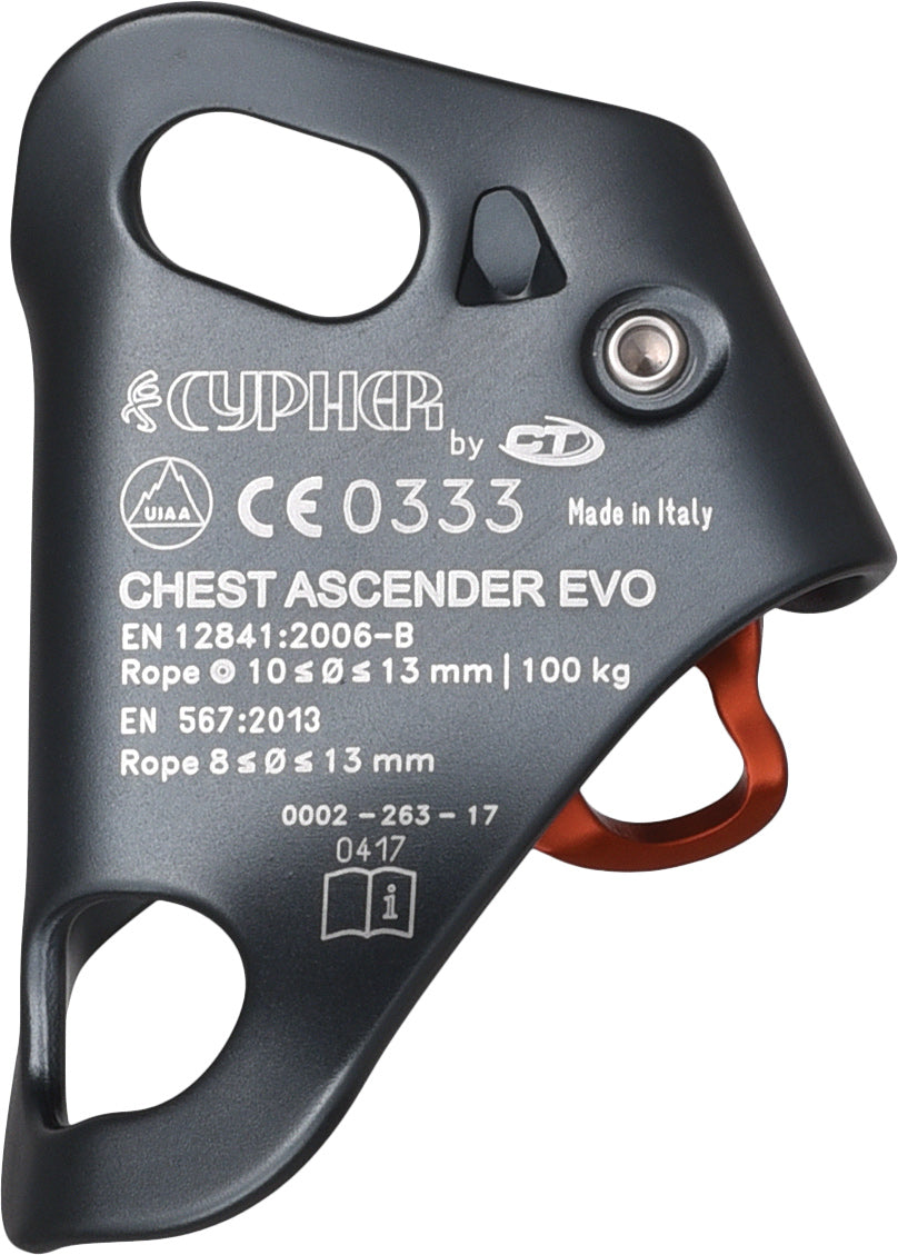 CYPHER Chest Ascender for Rope Climbing and Rescue Operations