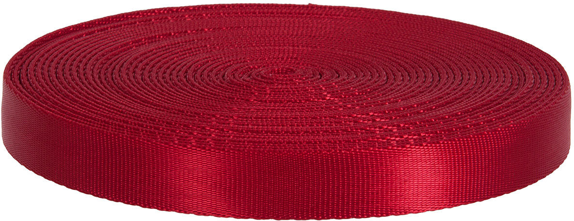 CYPHER 30 ft Red Webbing Strap 11/16 inch Wide for Heavy-Duty Applications