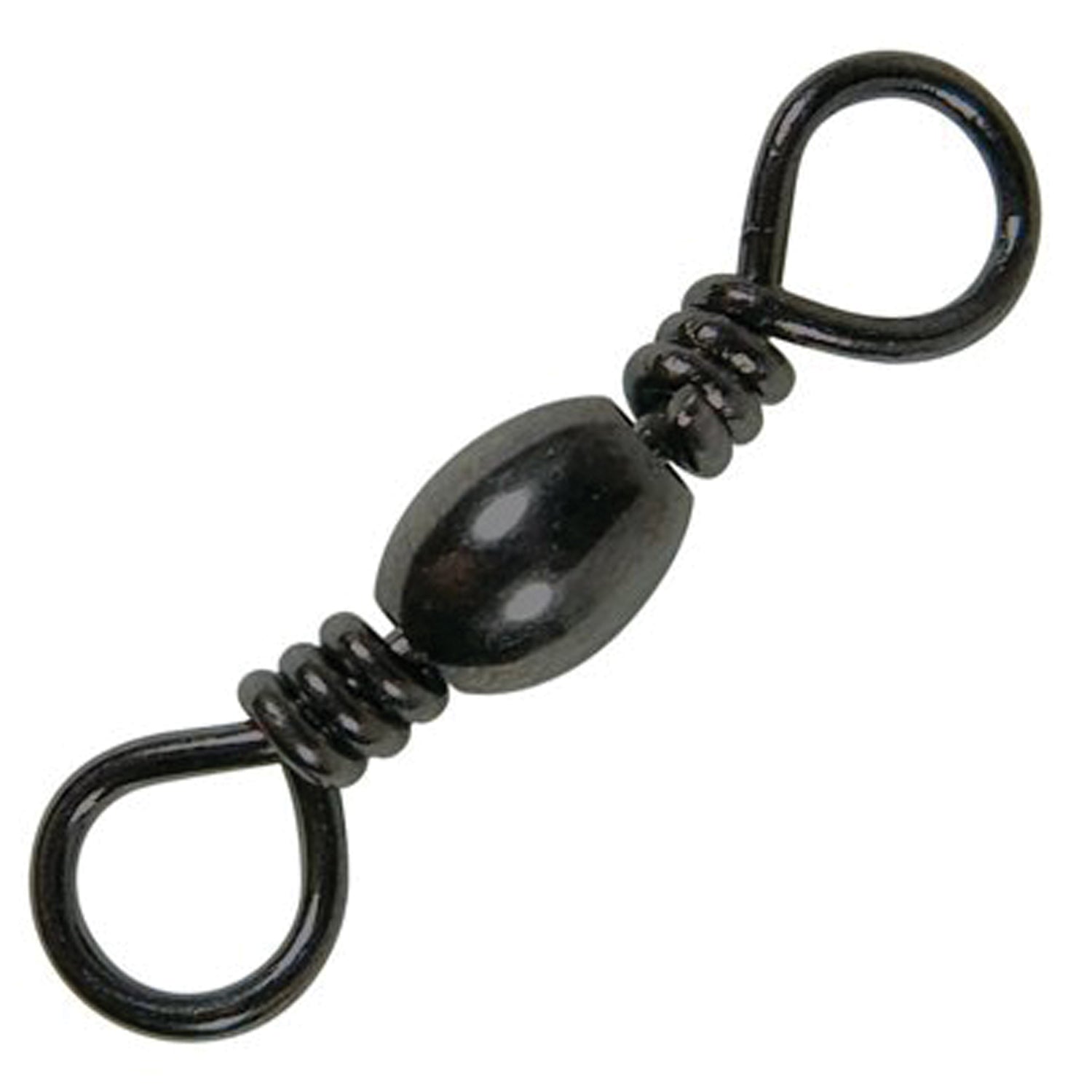 Eagle Claw Barrel Swivel Black Size 3 - Durable Fishing Tackle Accessory