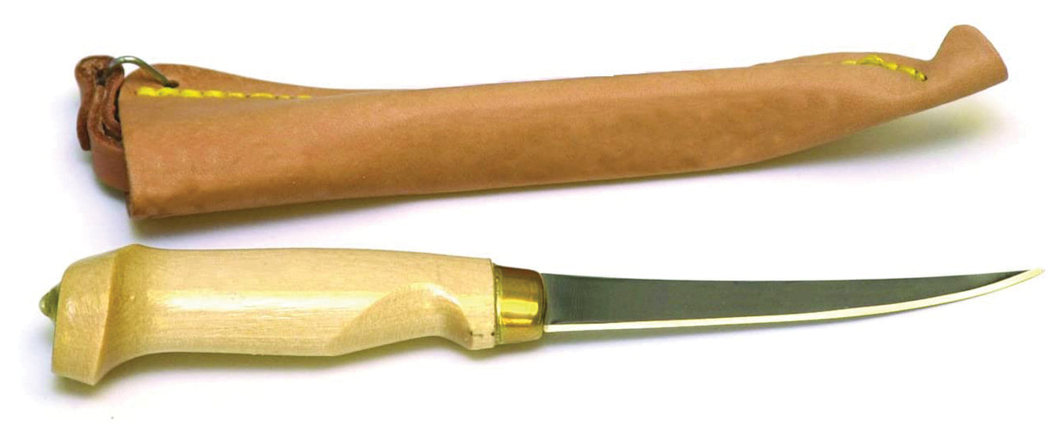 Eagle Claw 6-inch Wood Handle Fillet Knife - Precision Fish Filleting Tool