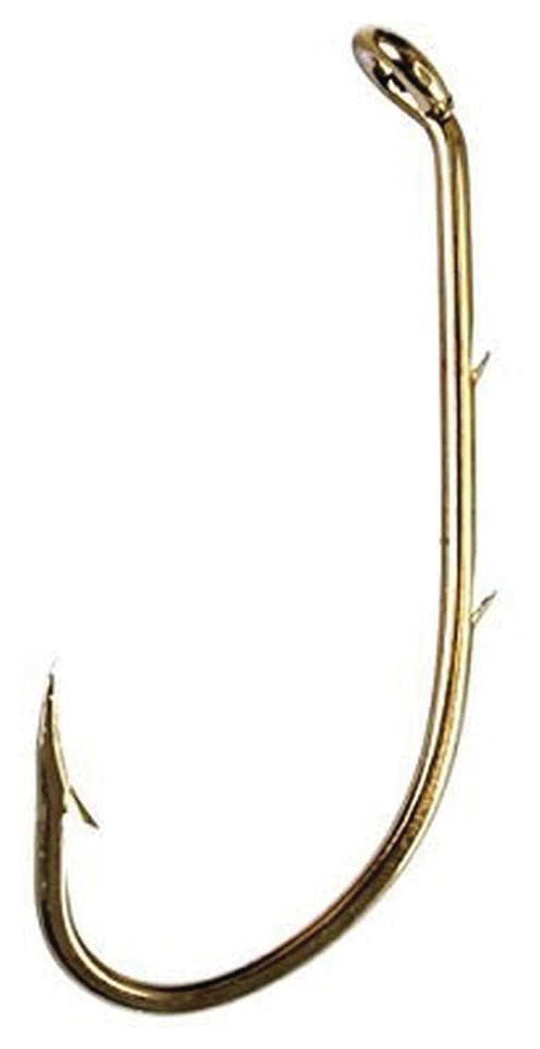 Eagle Claw Baitholder Down Eye Offset Hook - Model 530592, 10-Pack