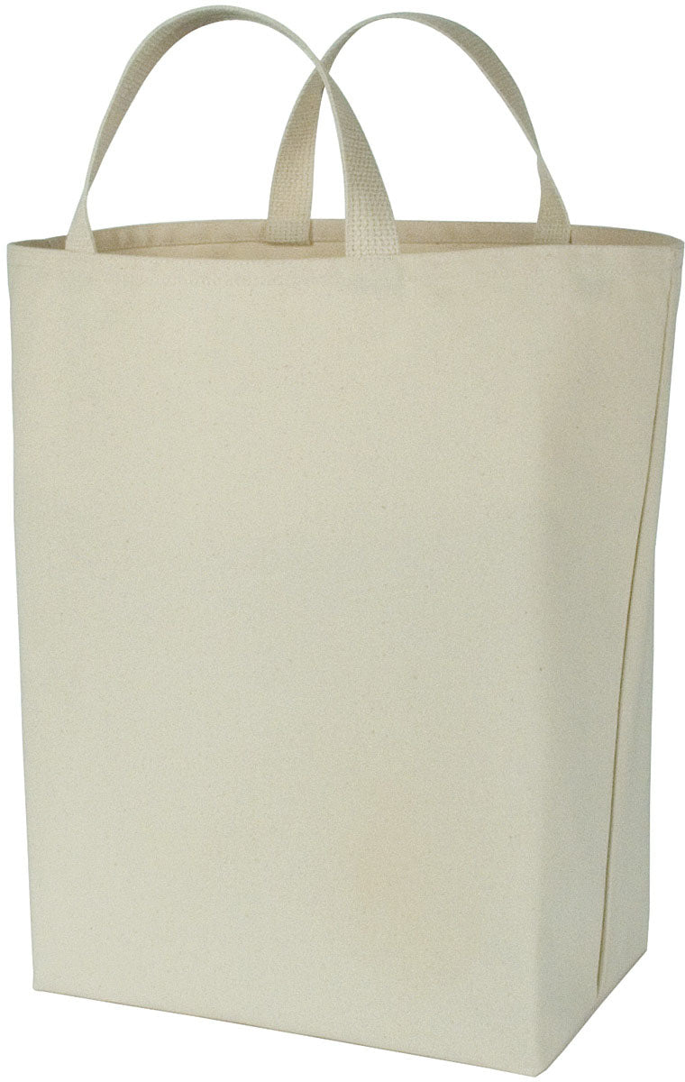 EQUINOX Canvas Grocery Bag - Durable Plain Reusable Tote