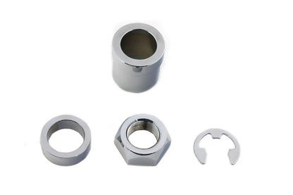 Colony Rear Axle Nut Kit Chrome for Harley Davidson FLT (2002-2007) by Colony
