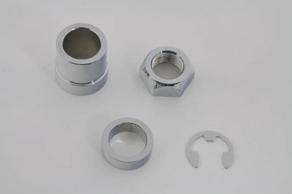 Colony Rear Axle Nut Kit Chrome for Harley Davidson FLT (2002-2007) by Colony
