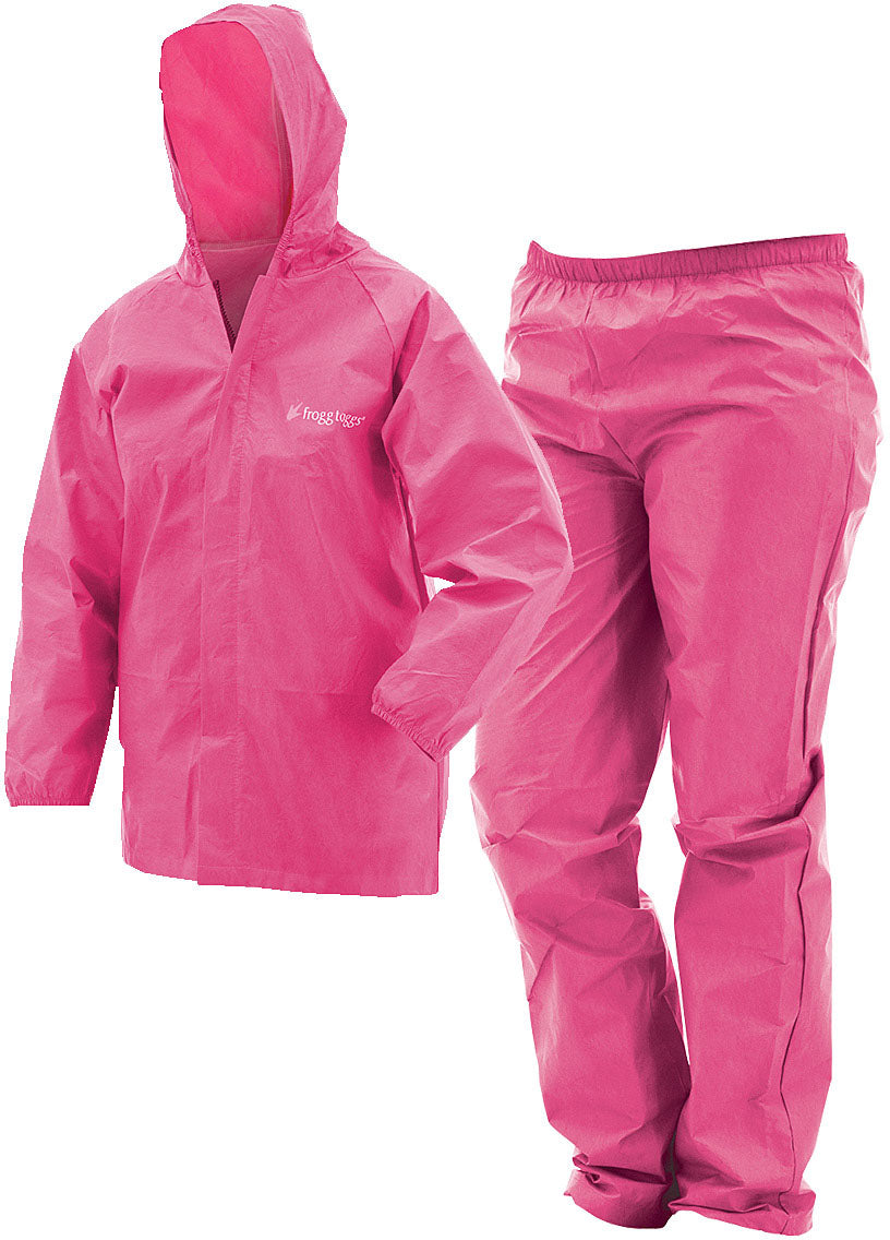 Frogg Togg Ul Kids Suit Pink Large - Waterproof Rain Gear for Children