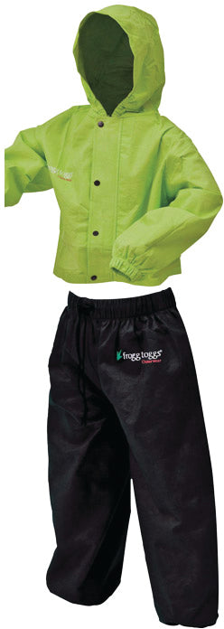 FROGG TOGGS Kids' HL Green Large Rain Jacket
