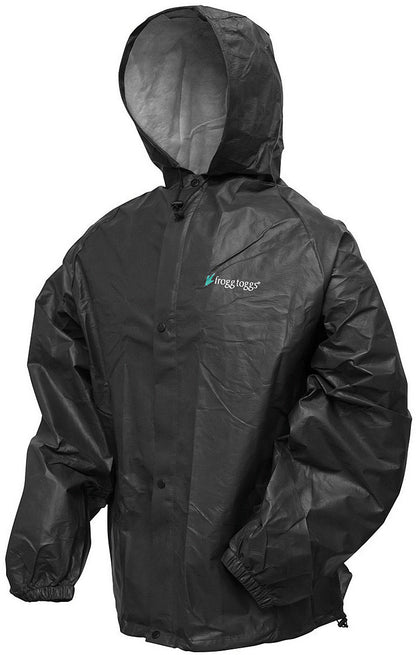 Frogg Togg Pl Rainsuit Black Small/Medium by Frogg Toggs