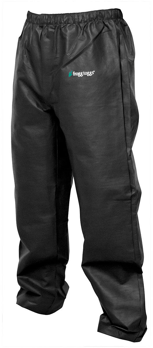 Frogg Togg Pl Rainsuit Black Small/Medium by Frogg Toggs