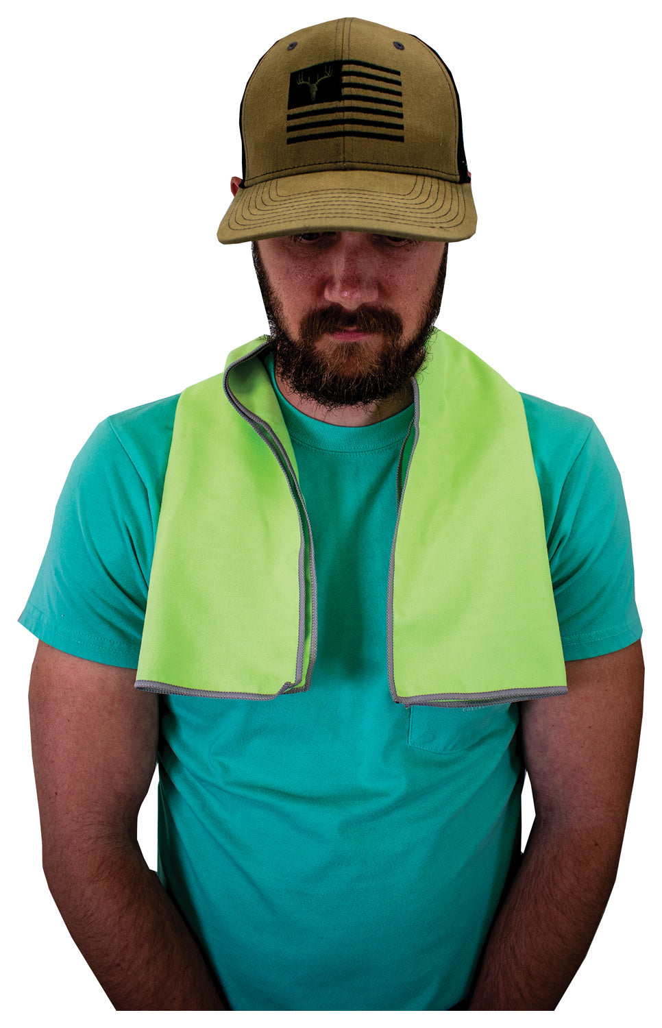 FROGG TOGGS Chilly Pad Pro Green Cooling Towel