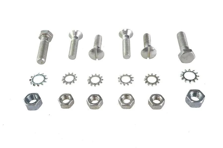Colony Rear Fender Strut Bolt Kit in Cadmium for Harley Davidson Models by Colony