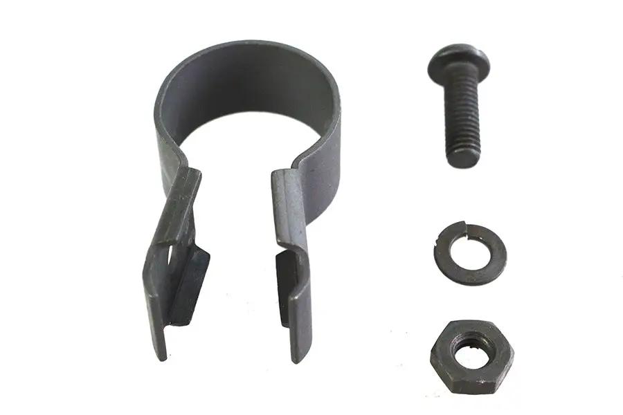 Colony Parkerized Front Brake Cable Handlebar Clip for Classic Harley Davidson Models by Colony