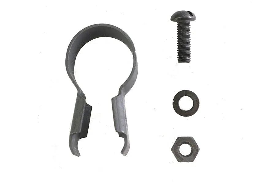 Colony Parkerized Front Brake Cable Handlebar Clip for Classic Harley Davidson Models by Colony