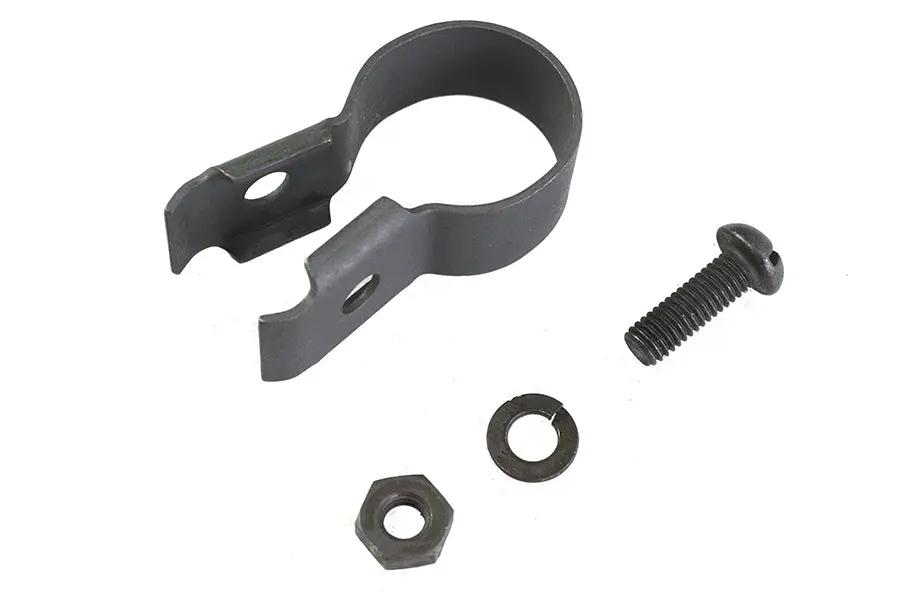 Colony Parkerized Front Brake Cable Handlebar Clip for Classic Harley Davidson Models by Colony