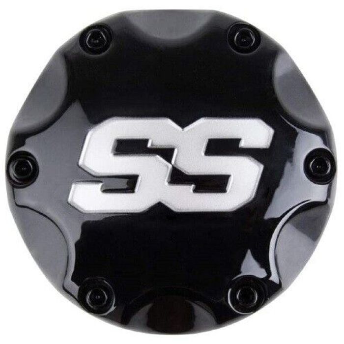 ITP SS Alloy Tall Viking/Wolverine Cap Black - Part Number 332131SS1R