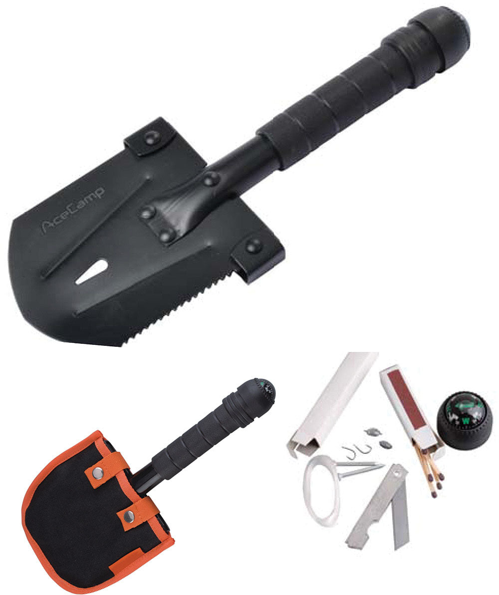 ACECAMP Survivor Multi Tool Shovel – Compact and Versatile Camping Gear