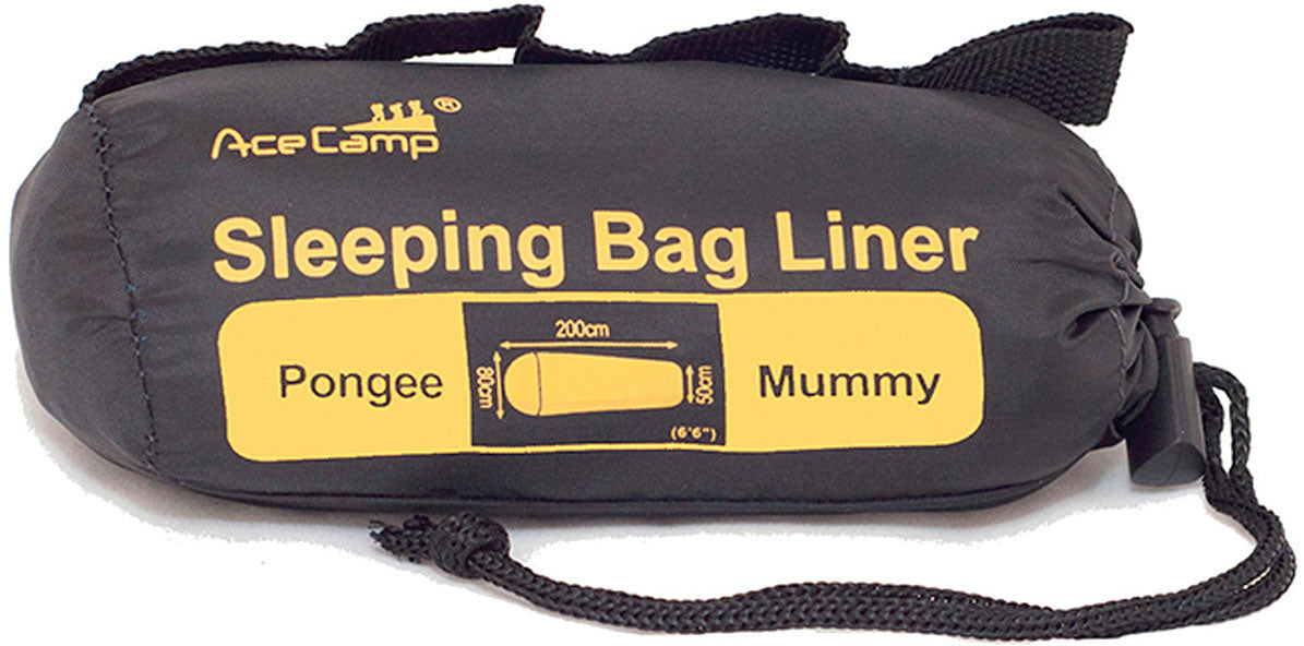 ACECAMP PO Ngee Sleepin Bag Liner Mummy - Lightweight and Comfortable for Camping