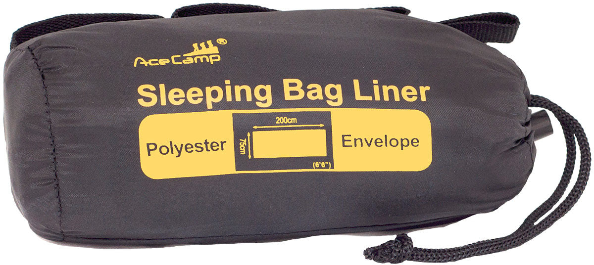 ACECAMP PO Lyester Sleep Bag Liner Rectangular - Lightweight and Comfortable Bedding Accessory