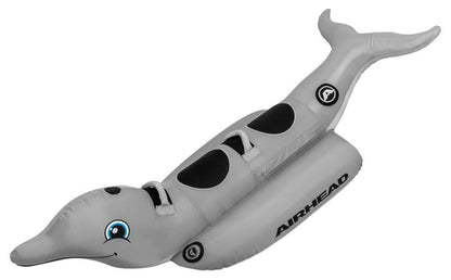 AIRHEAD 2-Person Dolphin Towable Tube for Water Recreational Fun