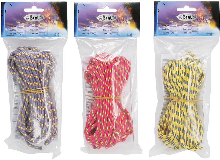 Beal 4 mm Cut Cord 7 m Assorted by Beal