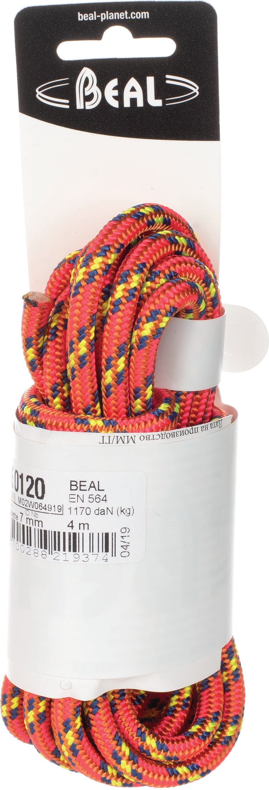 Beal 7 mm Cut Cord - 4 M Assorted