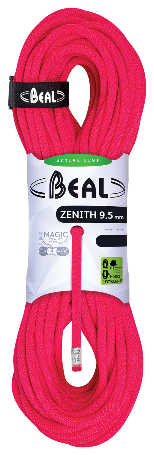 BEAL Zenith 9.5 mm x 50 m Pink Climbing Rope