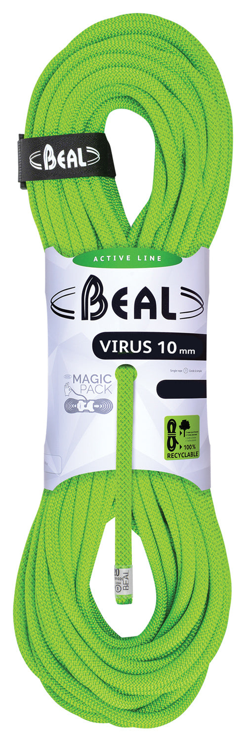 BEAL Virus 10mm x 70m Green Climbing Rope