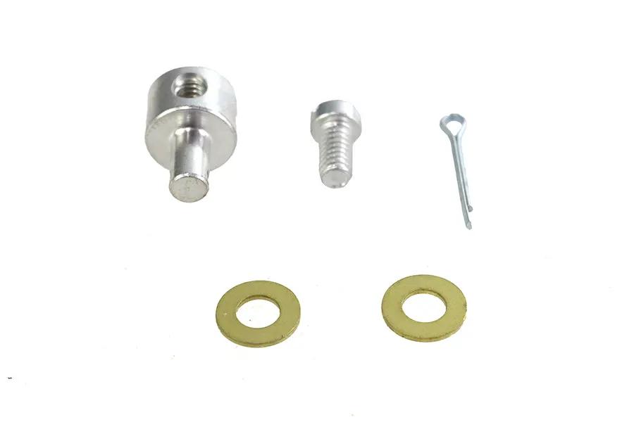 Colony Cadmium Carburetor Throttle Lever Wire Block Kit for Harley Davidson UL (1937-1946) by Colony