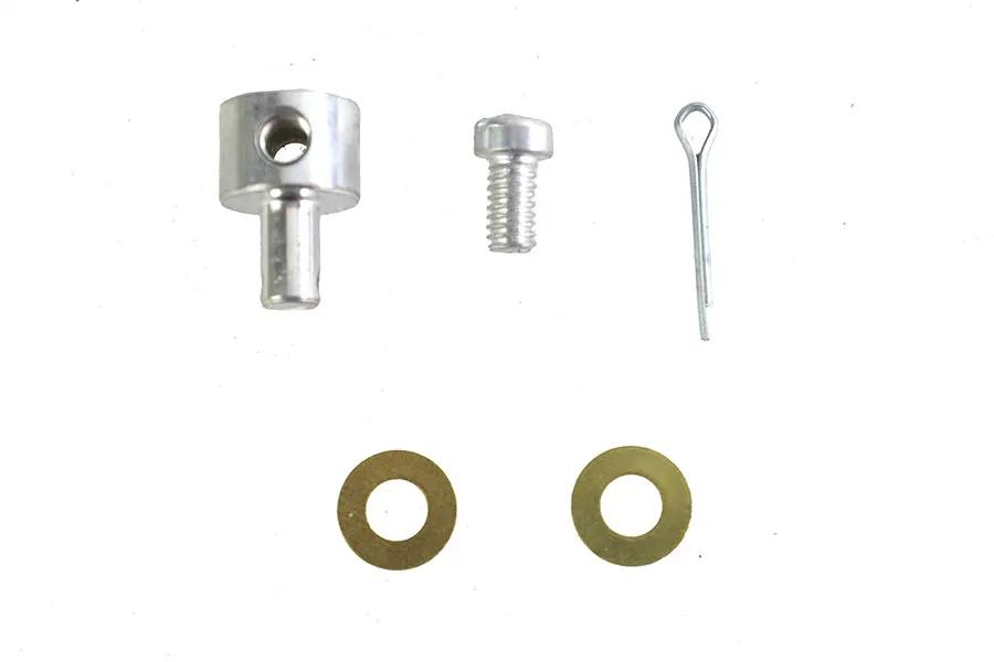 Colony Cadmium Carburetor Throttle Lever Wire Block Kit for Harley Davidson UL (1937-1946) by Colony