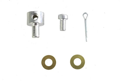 Colony Cadmium Carburetor Throttle Lever Wire Block Kit for Harley Davidson UL (1937-1946) by Colony