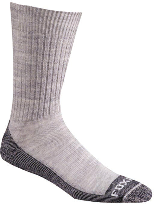 FOX RIVER Bilbao Grey Medium Men's Work Socks Size 8.5