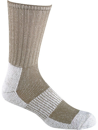 FOX RIVER Wickdry Euro Khaki and White Socks, Size Small (5.5)