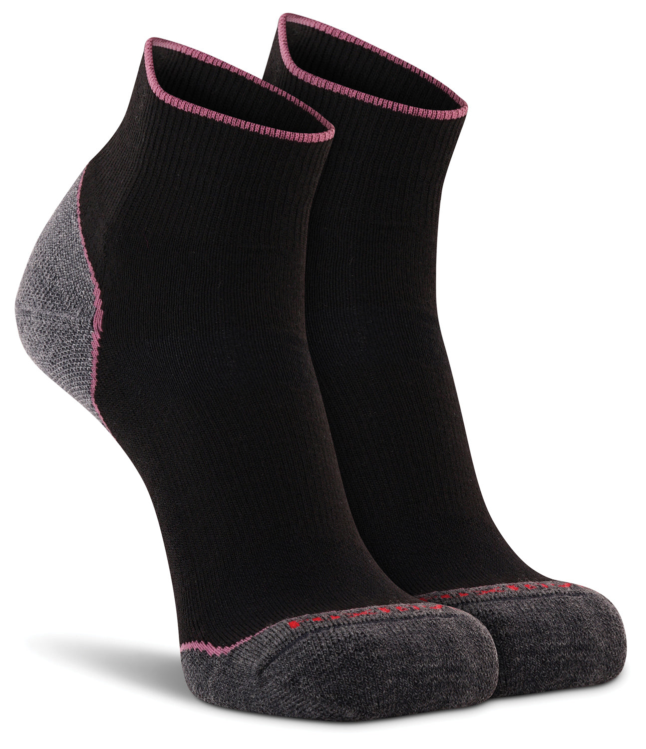 FOX RIVER Basecamp 2.0 Women's Quarter Crew Socks - Black Large