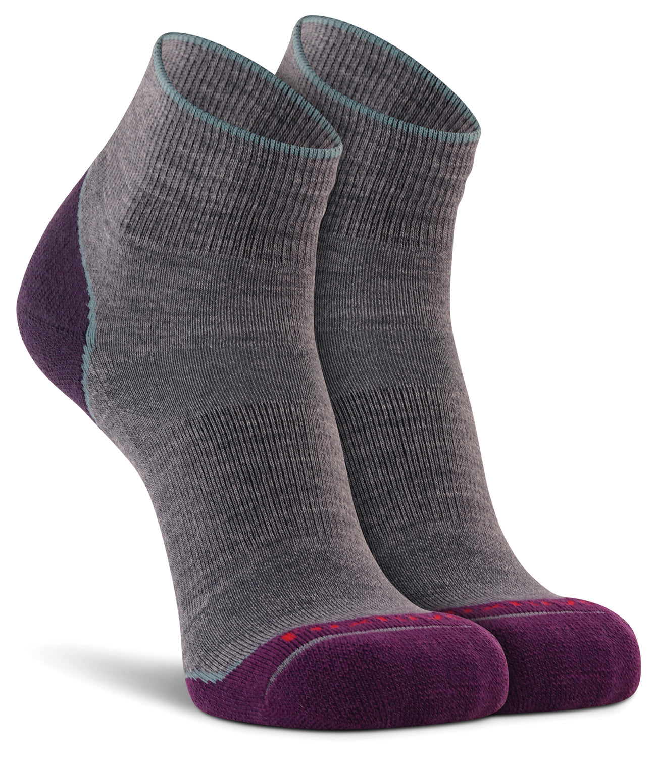 FOX RIVER Basecamp 2.0 W 1/4 Crew Gry Lg Socks