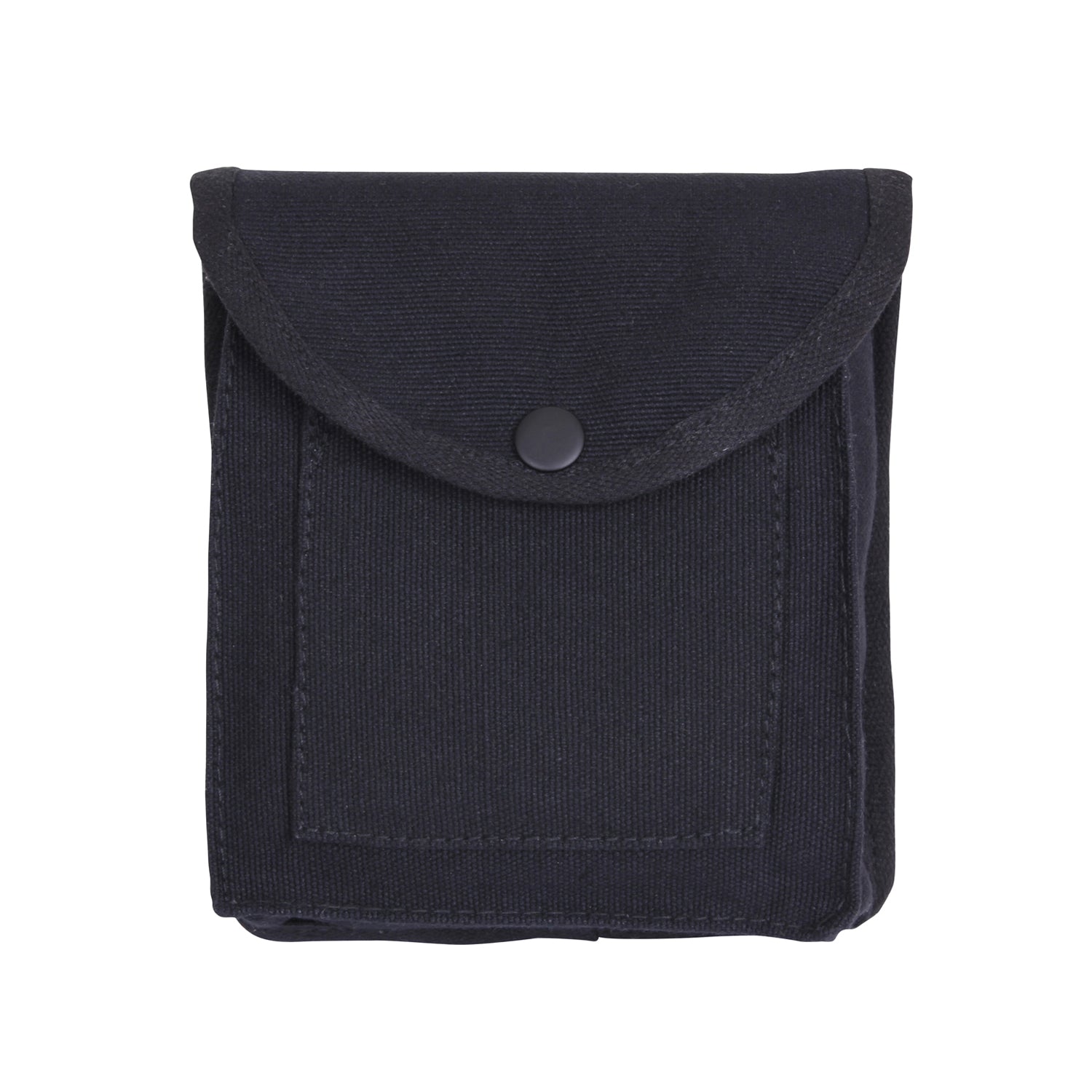 Rothco Canvas Utility Pouch Black - Durable Heavyweight Cotton Storage Bag