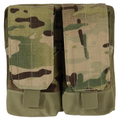 Rothco MOLLE Universal Double Rifle Mag Pouch MultiCam – Secure and Durable Magazine Carrier