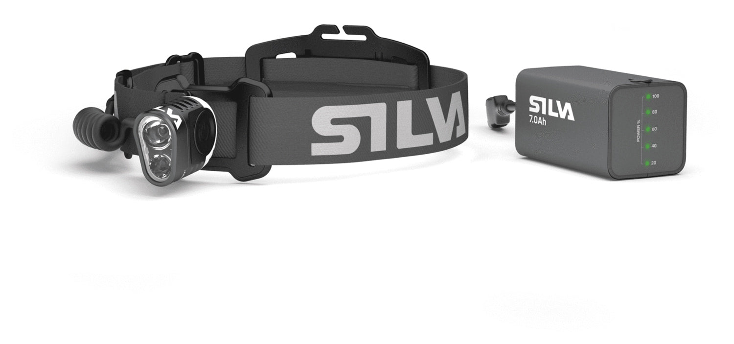 Silva Trail Speed 5 X T 1200 Hiking Headlamp by Silva - Hands-Free LED Light with Adjustable Brightness by SILVA