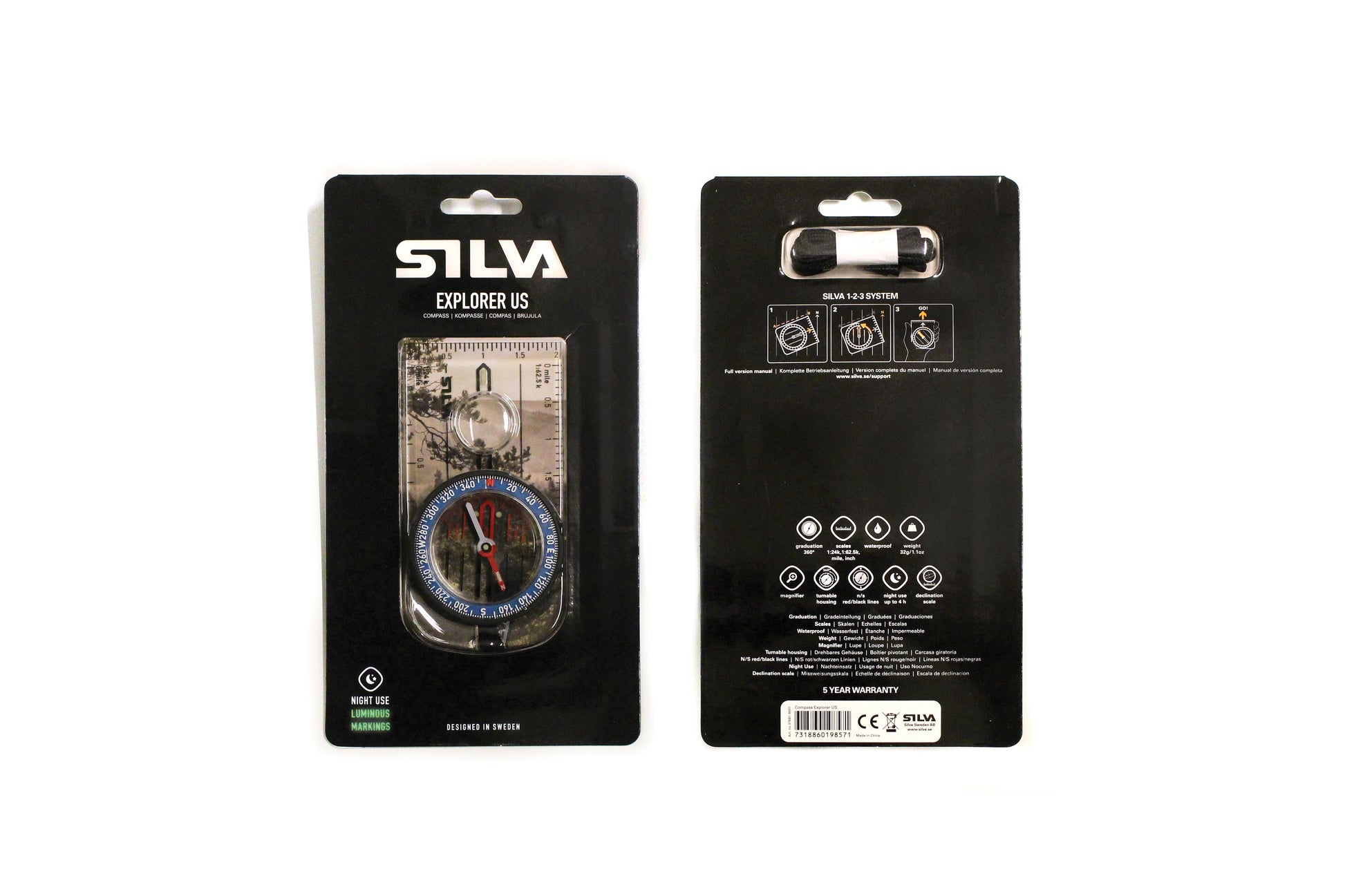 SILVA E X Plorer 2.0 Compass - Durable Marine Navigation Tool