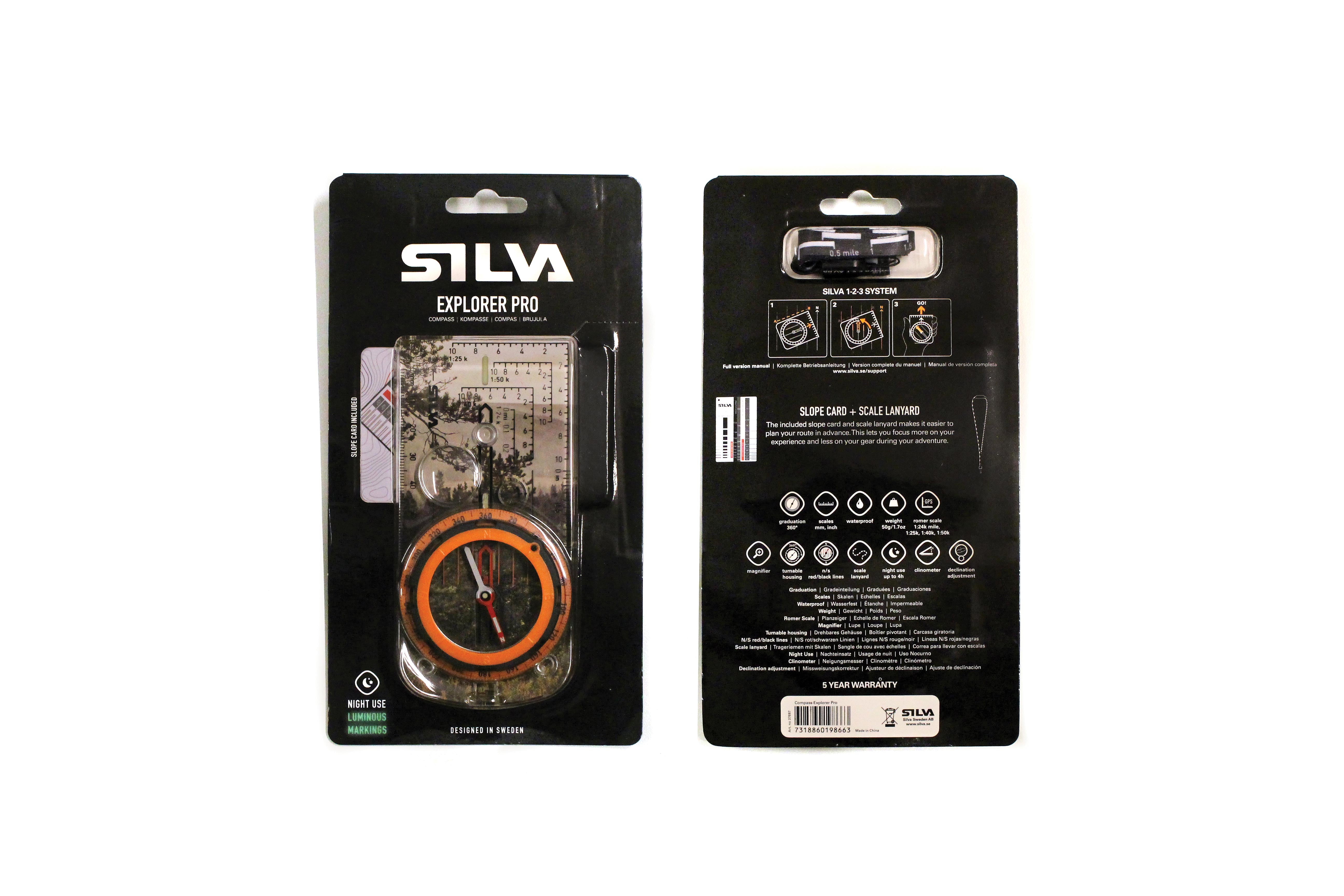 Silva E X Plorer Pro Compass - Durable Navigational Equipment for Outdoor Adventures by SILVA