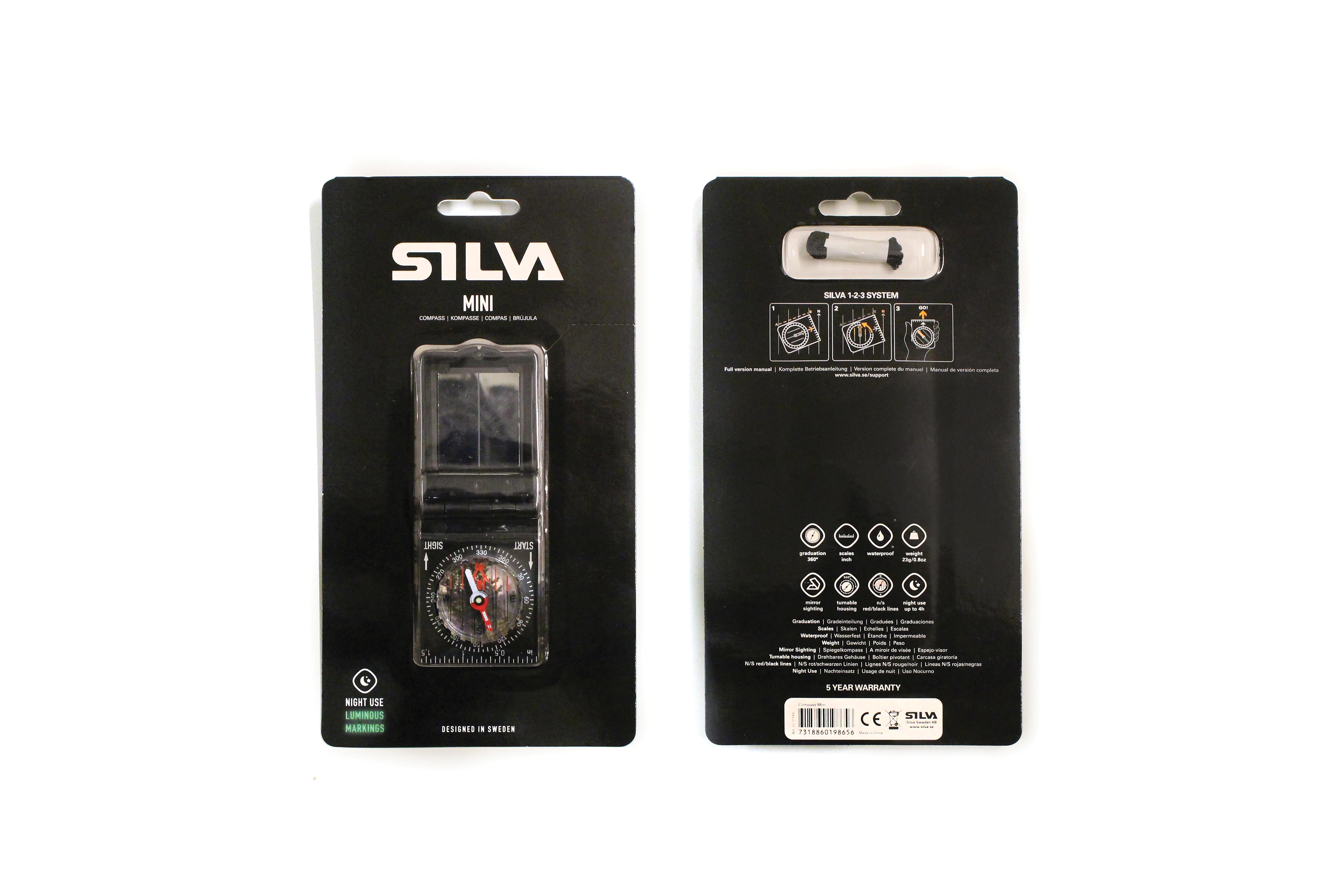 Silva Mini Compass - Compact & Reliable Navigation Tool by SILVA