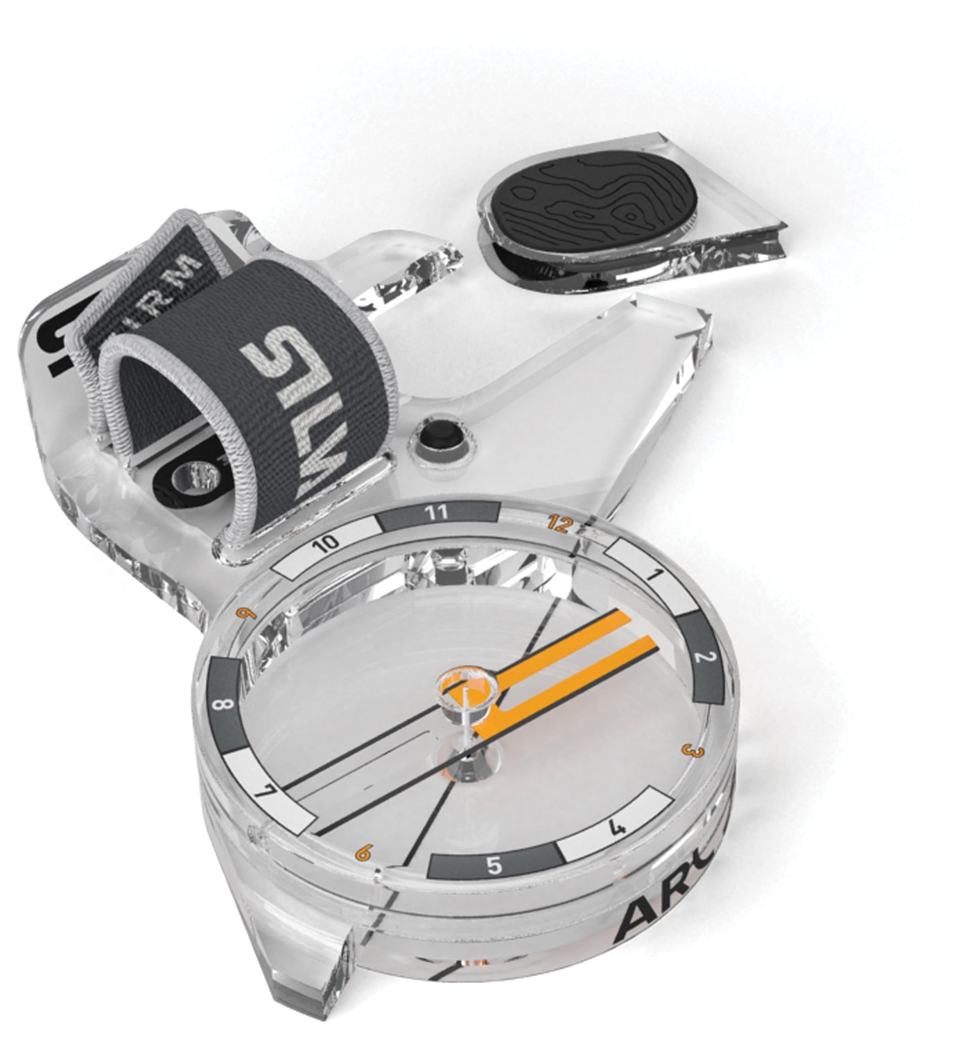 SILVA Arc Jet S Left Outdoor Compass - Durable Navigational Tool by SILVA