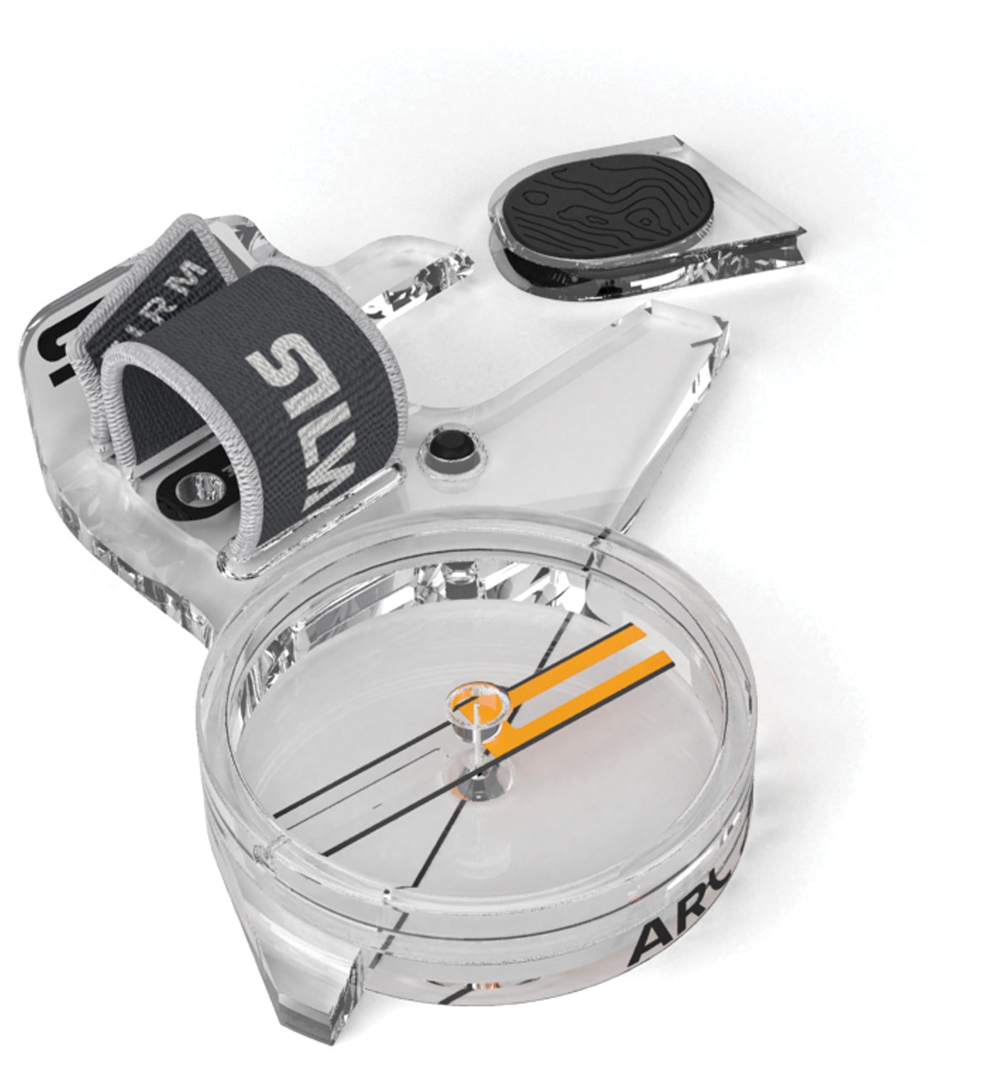 SILVA Arc Jet Left - Durable Navigation and Hiking Compass by SILVA